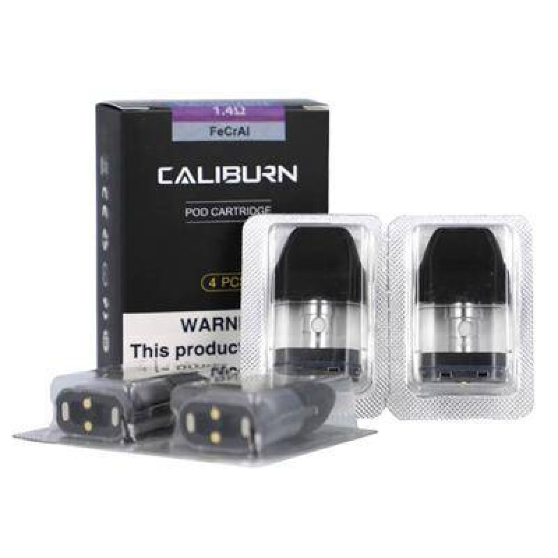 Uwell Caliburn - 2ml Replacement Pod Cartridge 2ml - 4pc