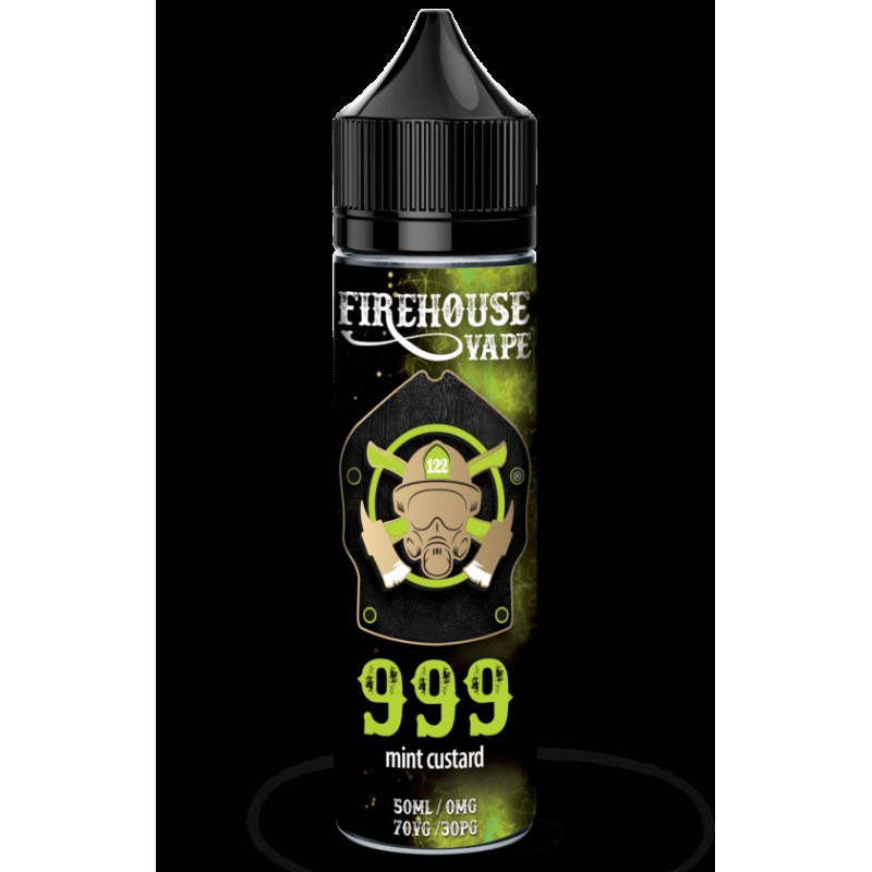 Firehouse Vape - 50% OFF- 999 Mint Custard - 50ml Shortfill