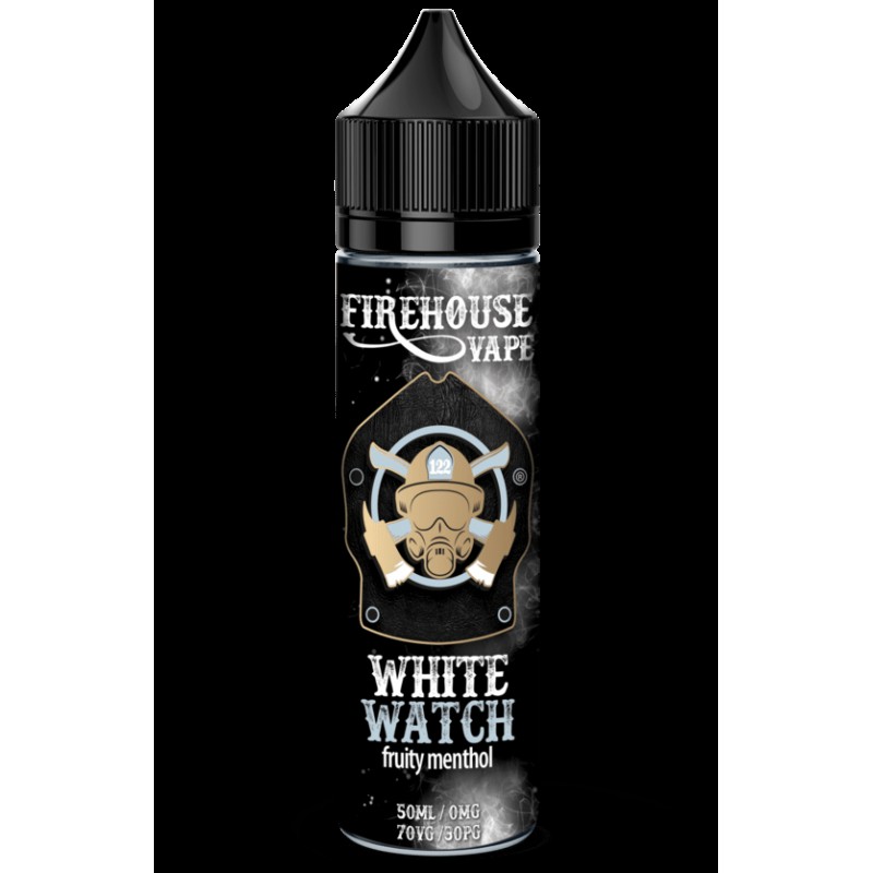 Firehouse Vape 50% OFF- - White Watch - Fruity Menthol - 50ml Shortfill