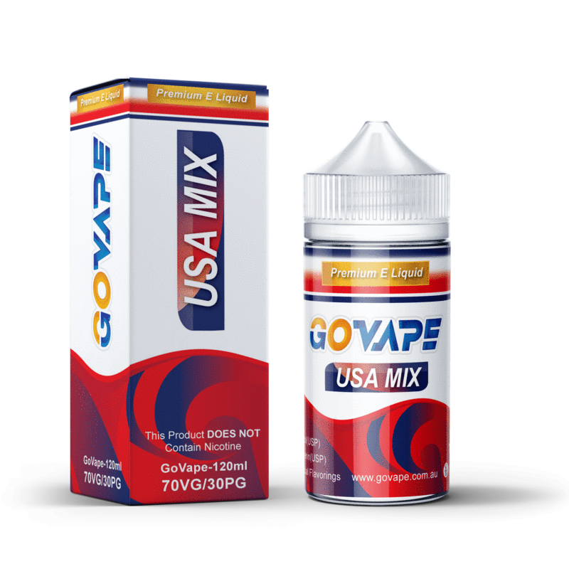 GO VAPE PREMIUM E-LIQUID - USA TOBACCO MIX - 120ml