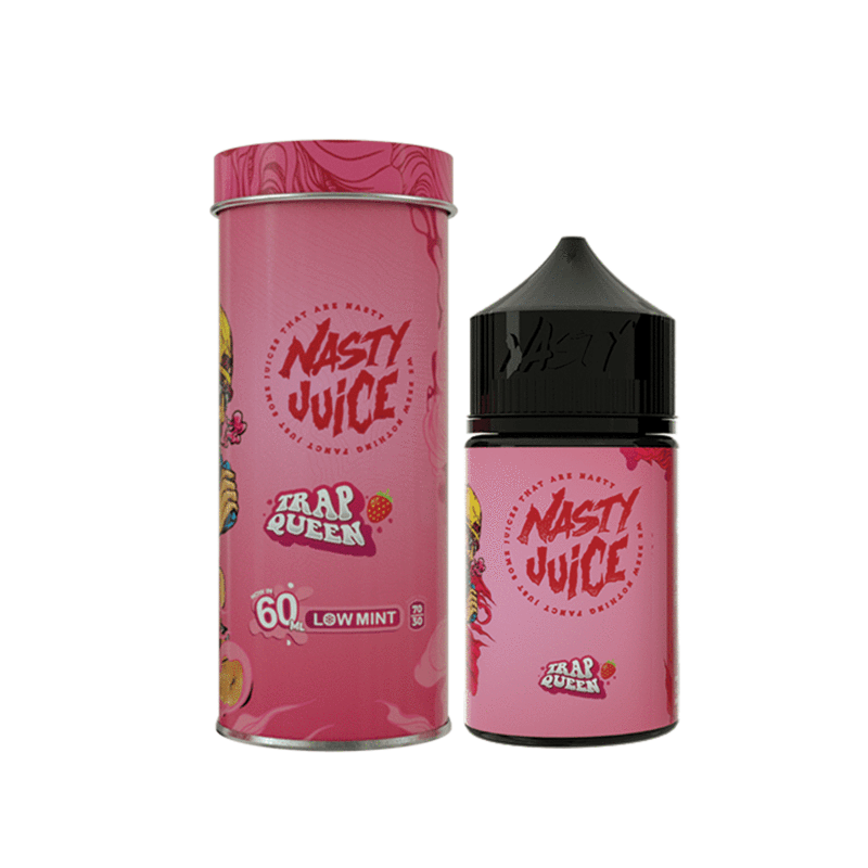 Yummy Series - Nasty Juice - TRAP QUEEN - Strawberry - Low Mint - 60ml