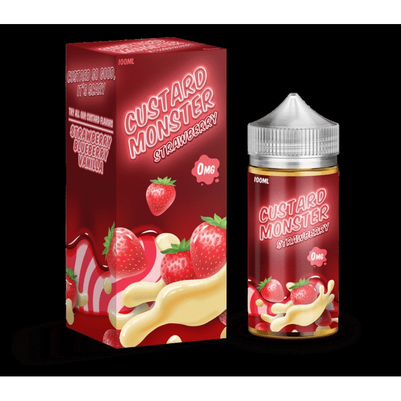 Monster Vape Labs - Strawberry Custard Monster - 100ml