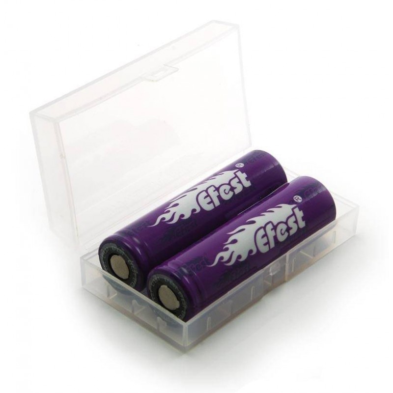 Efest Battery Hard Plastic Case to fit 2 x 18650 Batteries