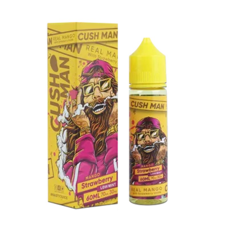 CushMan By Nasty Juice - MANGO STRAWBERRY - Low Mint - 60ml