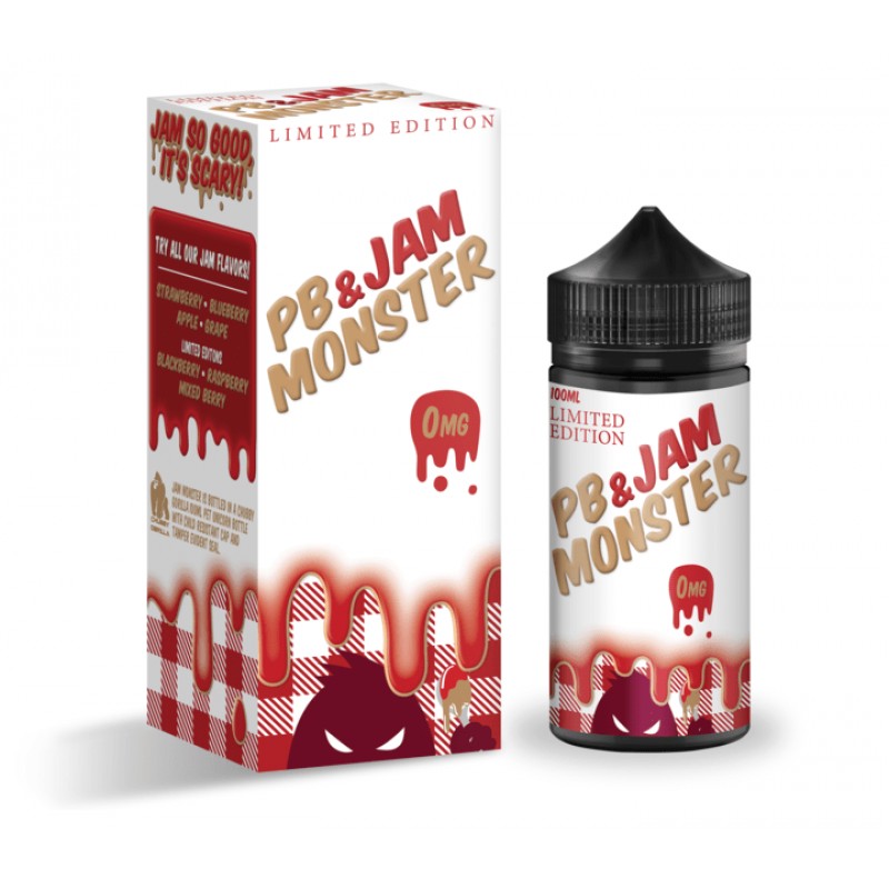 Jam Monster - Pb & Jam - Strawberry 100ml