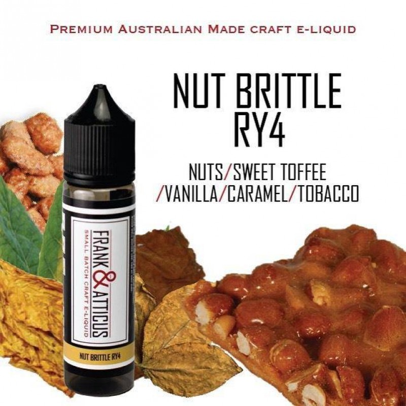 Frank and Atticus E-Liquid - Nut Brittle RY4 E-Juice - 60ml