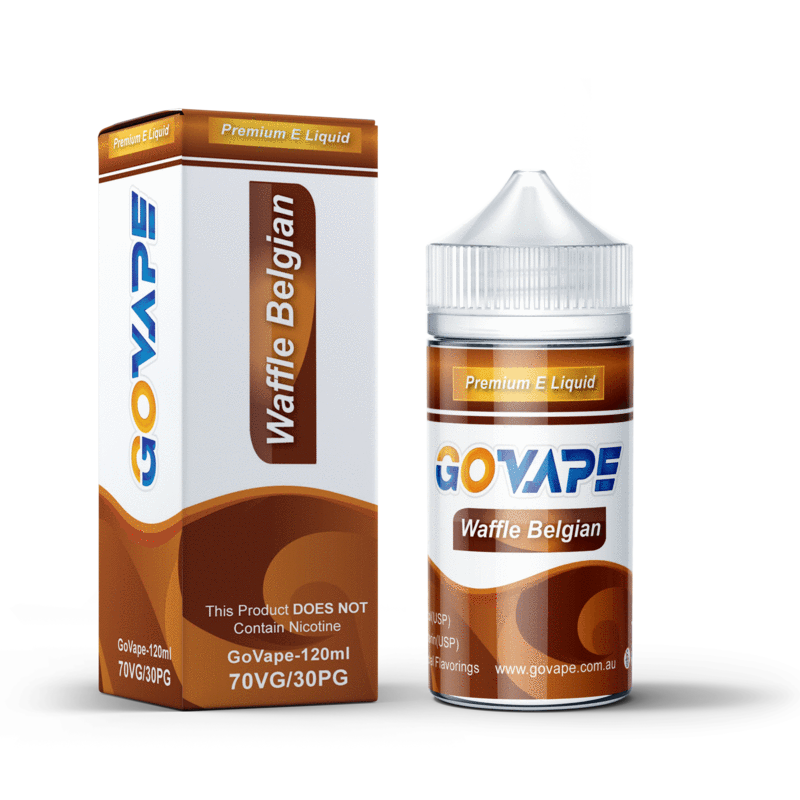 GO VAPE PREMIUM E-LIQUID - WAFFLE BELGIAN - 120ml