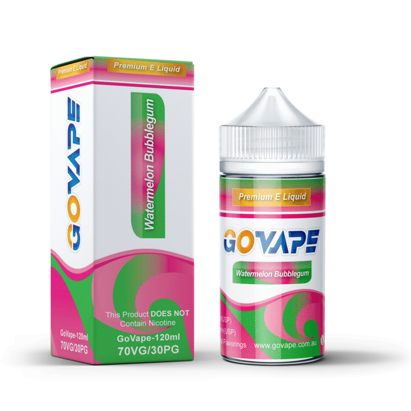 GO VAPE PREMIUM E-LIQUID - WATERMELON BUBBLEGUM - 120ml
