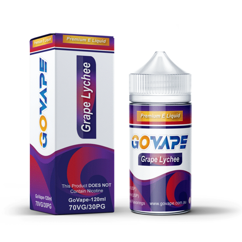 GO VAPE PREMIUM E-LIQUID - GRAPE LYCHEE - 120ml