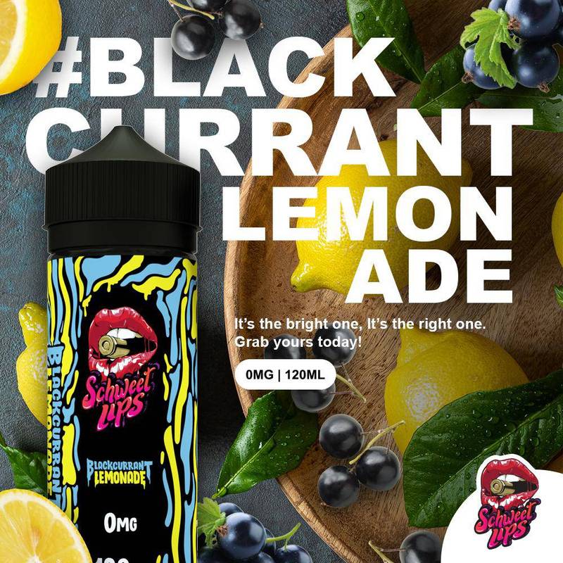 Schweet Lips / Nasty Juice / Blackcurrant Lemonade / 120ml