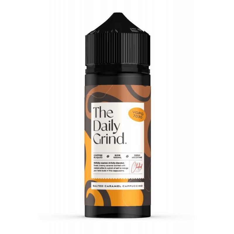 The Daily Grind | Salted Caramel Cappuccino | 100ml E-liquid