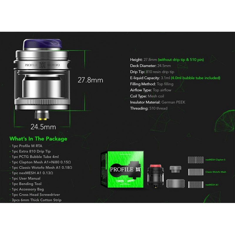 Wotofo Profile M RTA