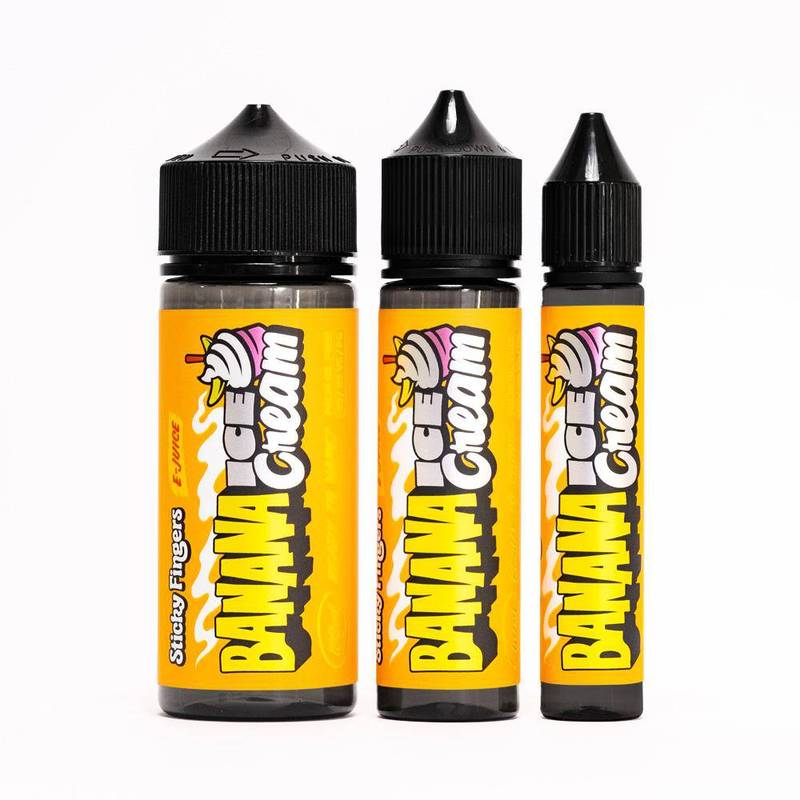 Sticky Fingers Ejuice - Banana Ice Cream