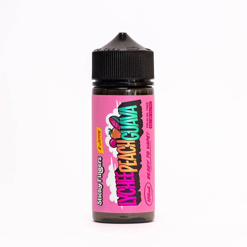 Sticky Fingers Ejuice - Lychee Peach Guava