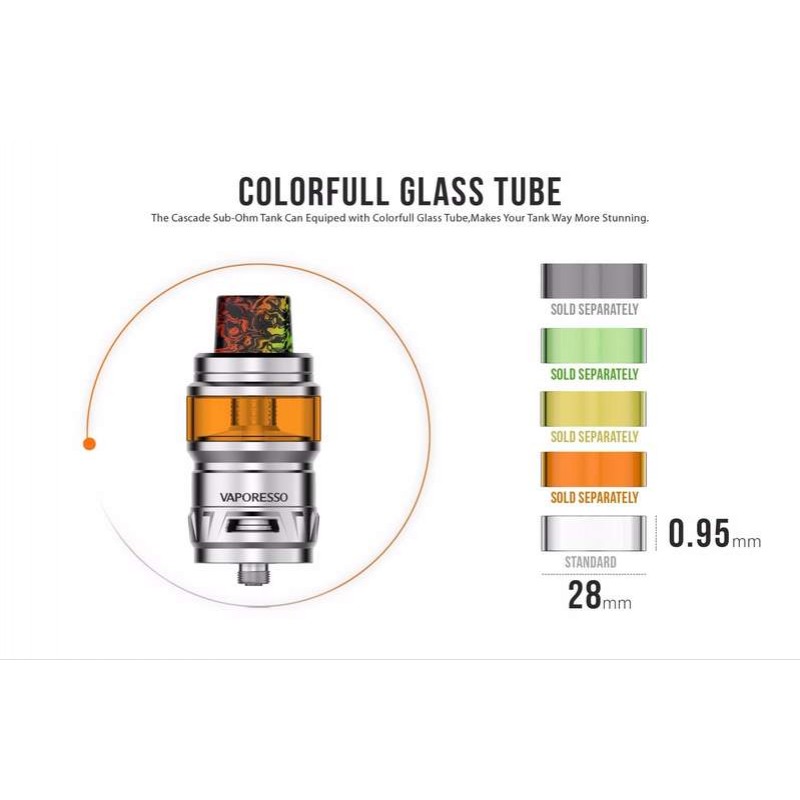 Cascade Replacement Glass 7ml