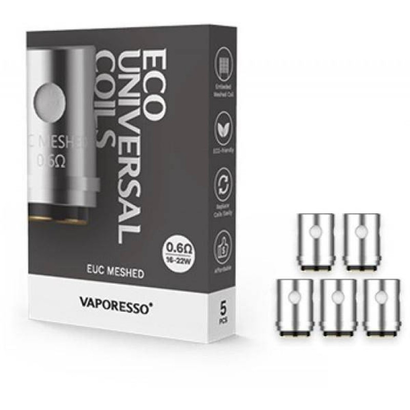 Vaporesso ECO Universal Coils - EUC Meshed/CCELL - 5pcs