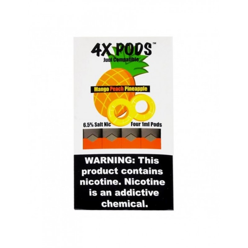 Mango Peach Pineapple - 4X Pods Juul Compatible