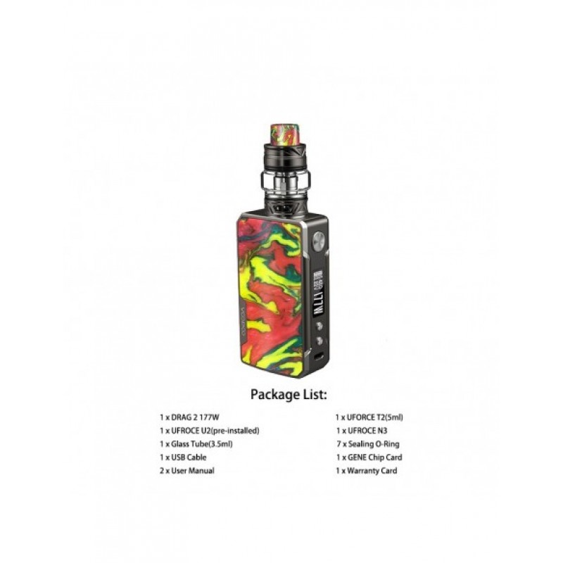 VOOPOO Drag 2 Kit With Uforce T2 Tank