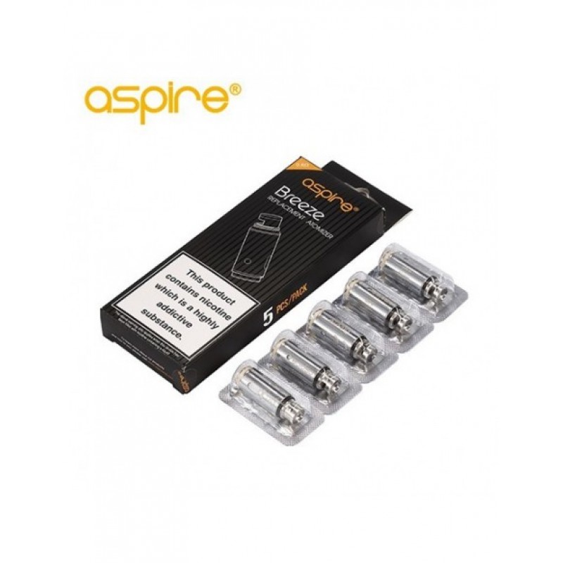 Aspire Breeze coils 0.6/1.0/1.2ohm U-tech Coils 5pcs