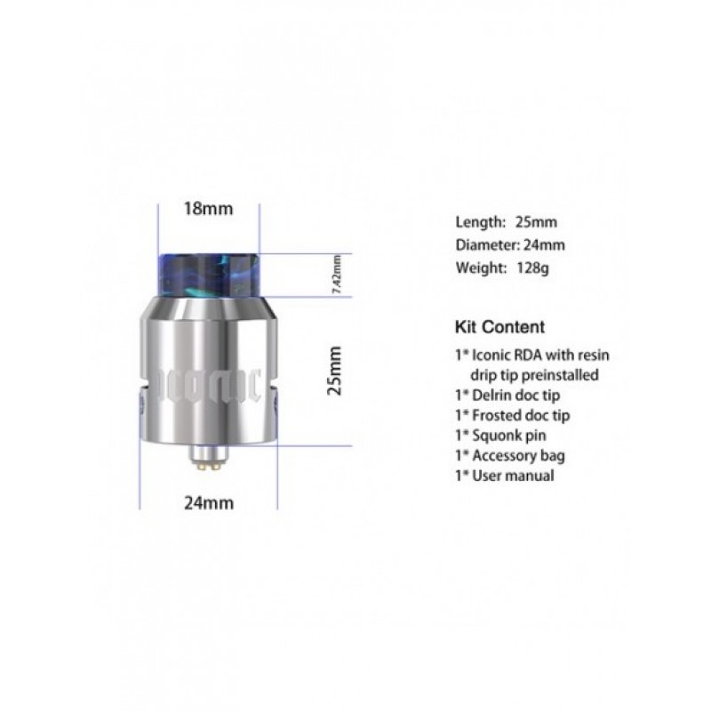 Vandy Vape Iconic RDA Tank(2ml/24mm)