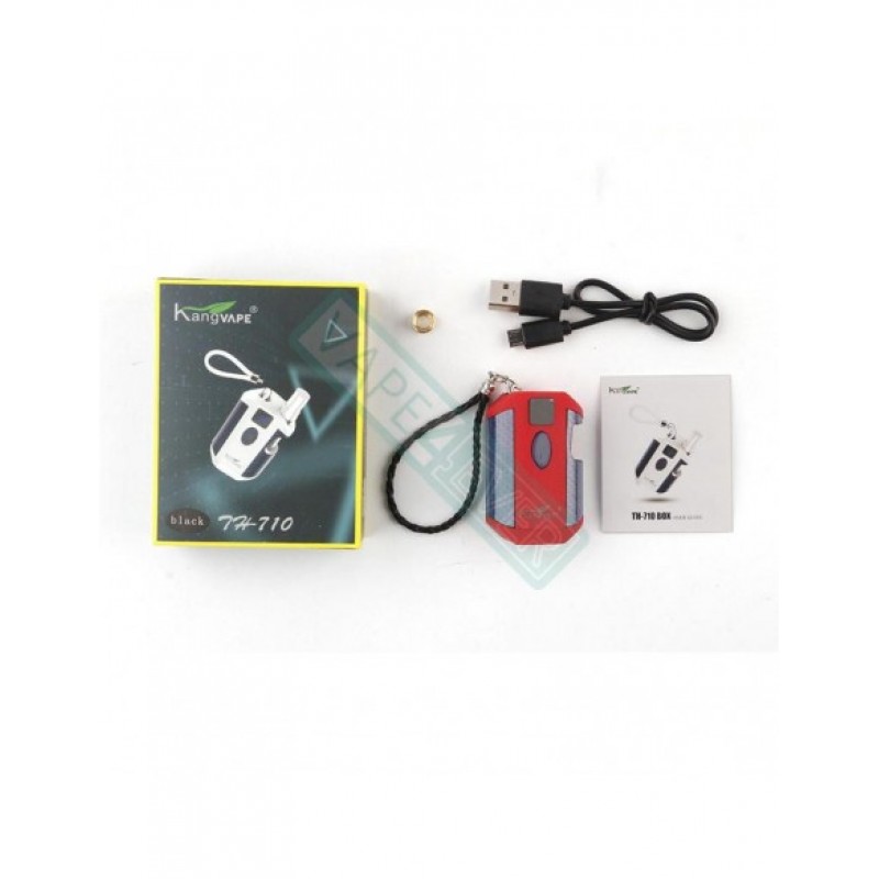 Kangvape TH-710 Vape Box Mod Kit: 510 Thread CBD Vaporizer 650mah