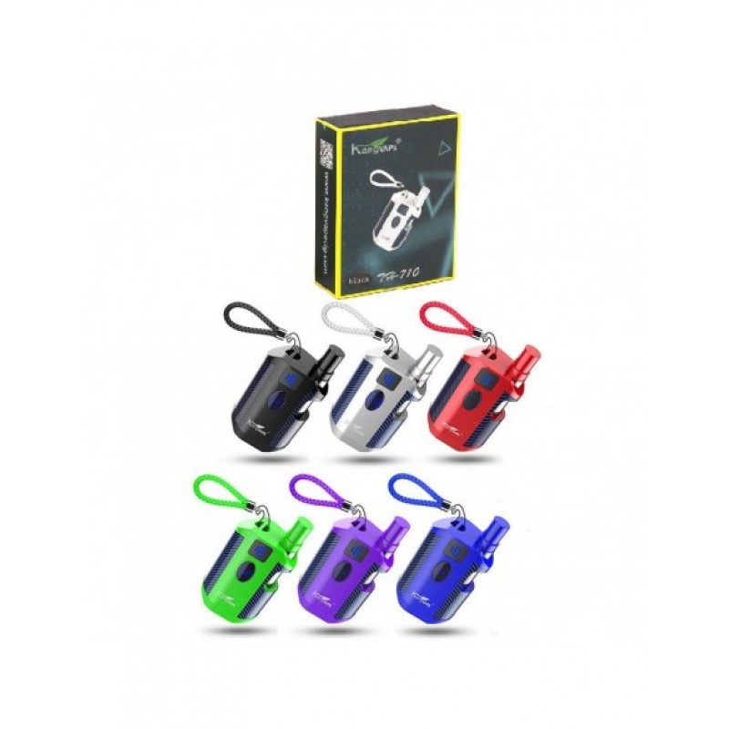 Kangvape TH-710 Vape Box Mod Kit: 510 Thread CBD Vaporizer 650mah