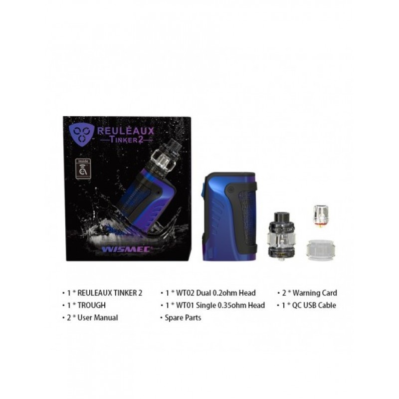 Wismec Reuleaux Tinker 2 Waterproof Kit 200W