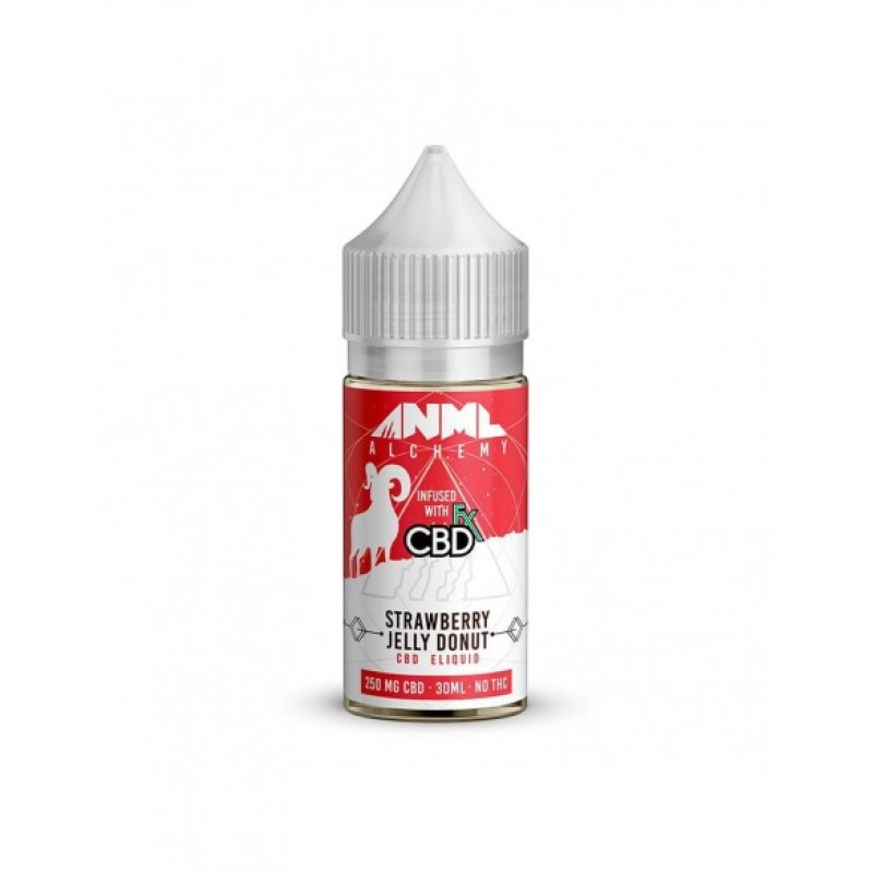 CBDfx Vape Juice - Anml Alchemy Strawberry Jelly Donut