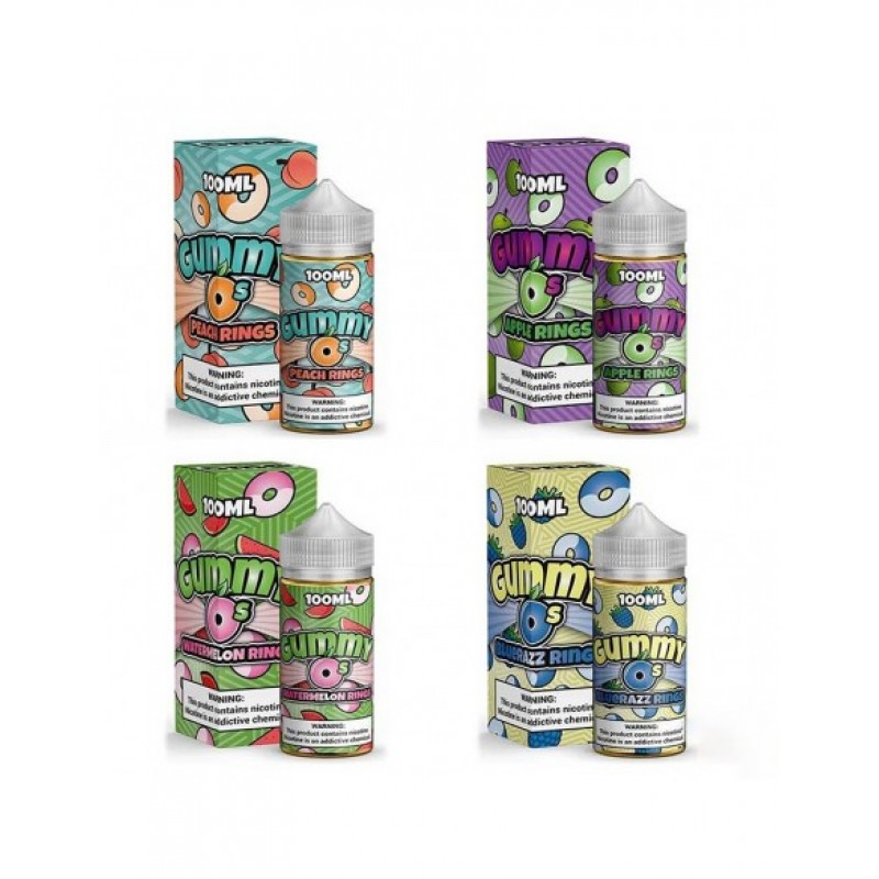 Gummy O's Vape Juice 100ml Collection