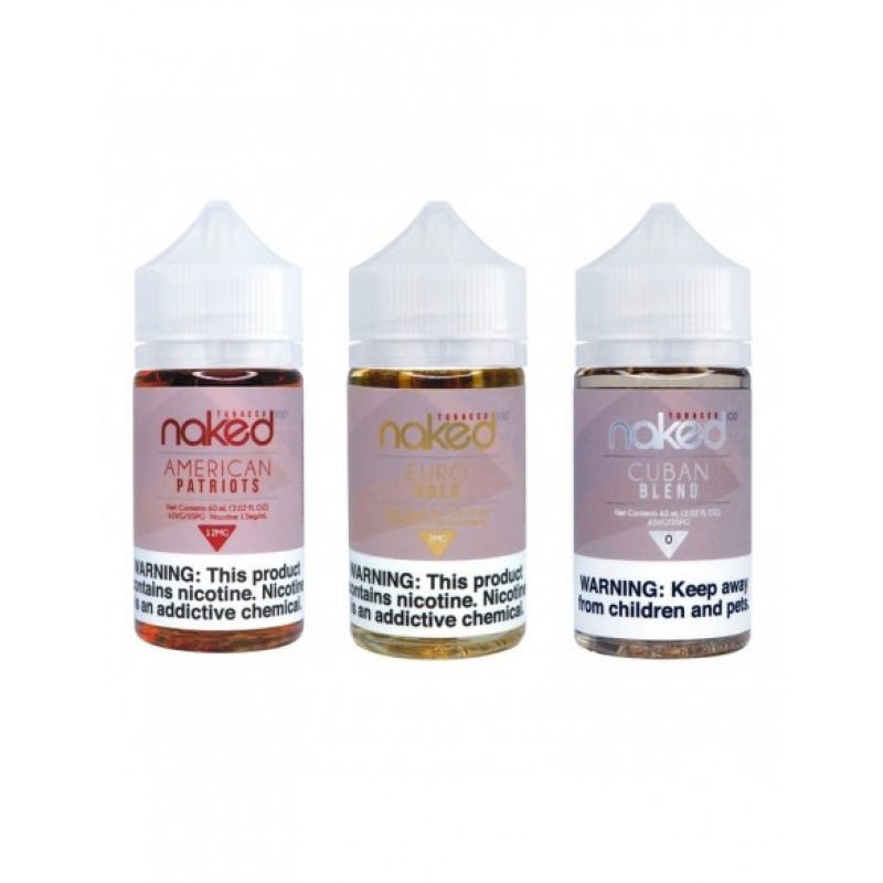 Naked 100 Tob E-Liquid 60ml Collection