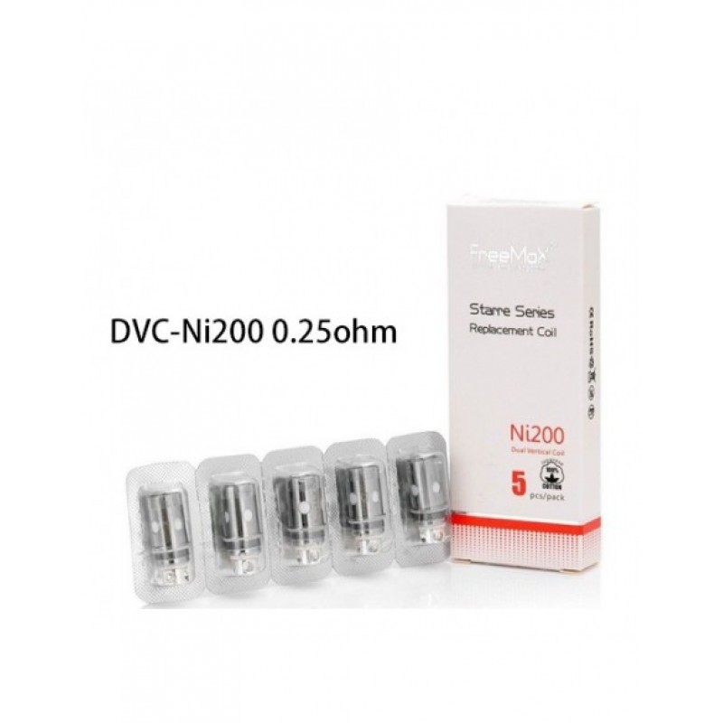 FREEMAX Starre DVC Coil 5pcs/pack Kanthal/Ni200 Material