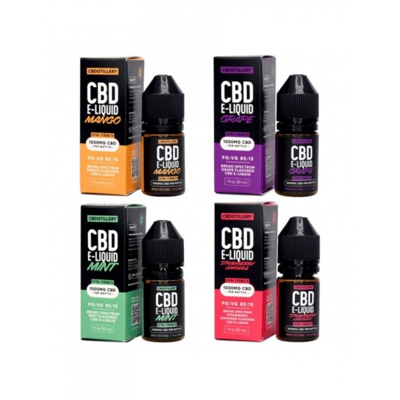 CBDistillery CBD Vape Juice Collections